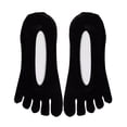 thumbnail image 2 of Milaget Five Finger Toe Thin Low Cut Black, 2 of 9