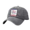 thumbnail image 2 of Helii 1776-2026 USA 250th Anniversary Hat – Washed Distressed American Flag Baseball Cap for Men Women, 4th of July Independence Day Retro Cap, Breathable Cotton Outdoor Gift Grey,A, 2 of 3