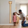 thumbnail image 5 of REGALWOVEN Cartoon Animals Height Chart Sticker, Peel and Stick Growth Chart with Age and Average Height Markings for Teens Baby Bedroom Brown 66.1 x 8.3 Inch, 5 of 7