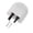 White, variant on Small Solar Energy Wire Protect Cover with Waterproof ABS Component Plastic Cable Junction Box Suitable for Roof