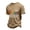 Khaki, variant on Short Sleeve Pride Shirt for Men "Human Beings Colors May Vary" Print T-Shirt Casual Crew Neck Graphic Tees Parades Clothes