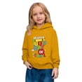 thumbnail image 7 of IWRICH Kids Happy 100th Days of School Hoodies Long Sleeve Lined Hooded Sweatshirts Cute Tops,Size 2-14 Years Yellow 160, 7 of 7