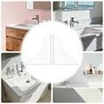 thumbnail image 1 of Silicone Shower Guard Water Barrier for Bathtub and Shower Enclosure Clear Transparent Flexible Protector Strip 2PCS, 1 of 5