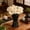 Black, variant on ZZkhGO Elegant Glazed Plastic Vase, Modern Flower Arrangement Container with Smooth Finish, Versatile Home Decor for Living Room TV Cabinet, Black