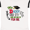 thumbnail image 3 of Inktastic My Daddy Did It and He Did It for Me with Graduation Cap Gift Baby Boy Bodysuit, 3 of 4