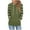 Army Green, variant on Women's Striped Hoodies Casual Raglan Long Sleeve Sweatshirts Loose Drawstring Hood Long Tops with Kangaroo Pocket (L, Army Green)