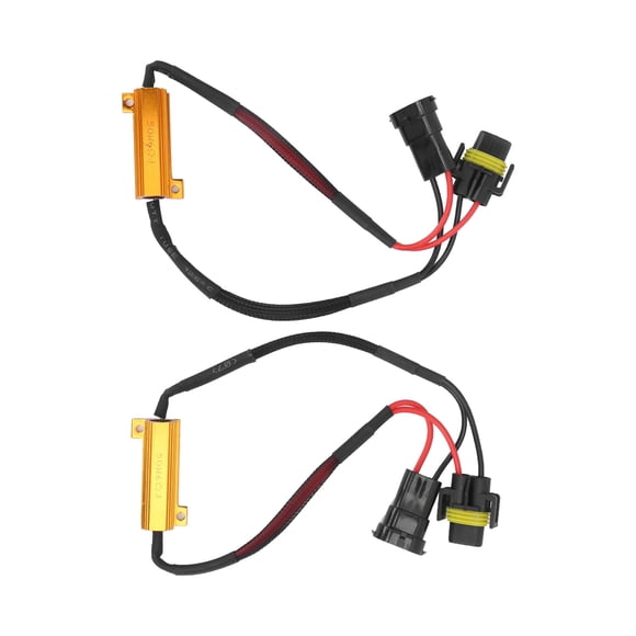Decodificador sin errores, 2 piezas H11 LED antiniebla LED Resistencia de carga Decodificador LED Diseño de clase mundial