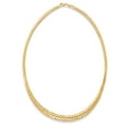thumbnail image 3 of Ross-Simons Italian 18kt Yellow Gold Graduated Cuban-Link Necklace, Women's, Adult, 3 of 6