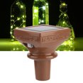 thumbnail image 5 of 6 uds 2m 20LED con energía Solar forma de corcho cadena de luz impermeable botella de vino lámpara LED DIY blanco, 5 of 5