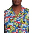 thumbnail image 5 of George Men's & Big Men's Short Sleeve Rayon Button-Up Camp Shirt, Sizes S-3XL, 5 of 5