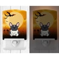 thumbnail image 2 of Halloween French Bulldog Black White Ceramic Night Light, 2 of 2