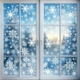 thumbnail image 6 of 155 Pcs White Snowflakes Window Clings for Glass Windows - 8 Sheets Christmas Window Decal Stickers for Home Office Shop Classroom Indoor for Xmas Holiday Winter Wonderland Frozen Themed Party, 6 of 6
