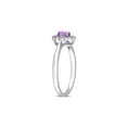 thumbnail image 4 of 1/3 Carat (Ctw) Amethyst Africa Ring with in Sterling Silver, 4 of 5