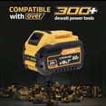 thumbnail image 3 of 1/2/4PACK 12.0Ah Batteries For DEWALT FLEXVOLT 20V 60V MAX Lithium Ion Battery DCB609 DCB606 DCB612 Fit Compatible With Dewalt, 3 of 9