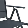 thumbnail image 5 of vidaXL 5 Piece Outdoor Dining Set Aluminium and Textilene Black, 5 of 5