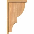 thumbnail image 3 of 5 1/2"W x 12"D x 20"H Ridgewood Smooth Corbel w/Backplate, Western Red Cedar, 3 of 9
