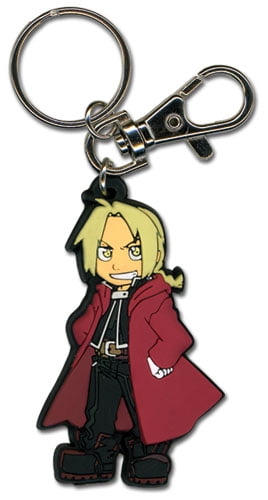Fullmetal Alchemist Cross Snake Metal Keychain Bag Car Key Ring Anime Fan Gift