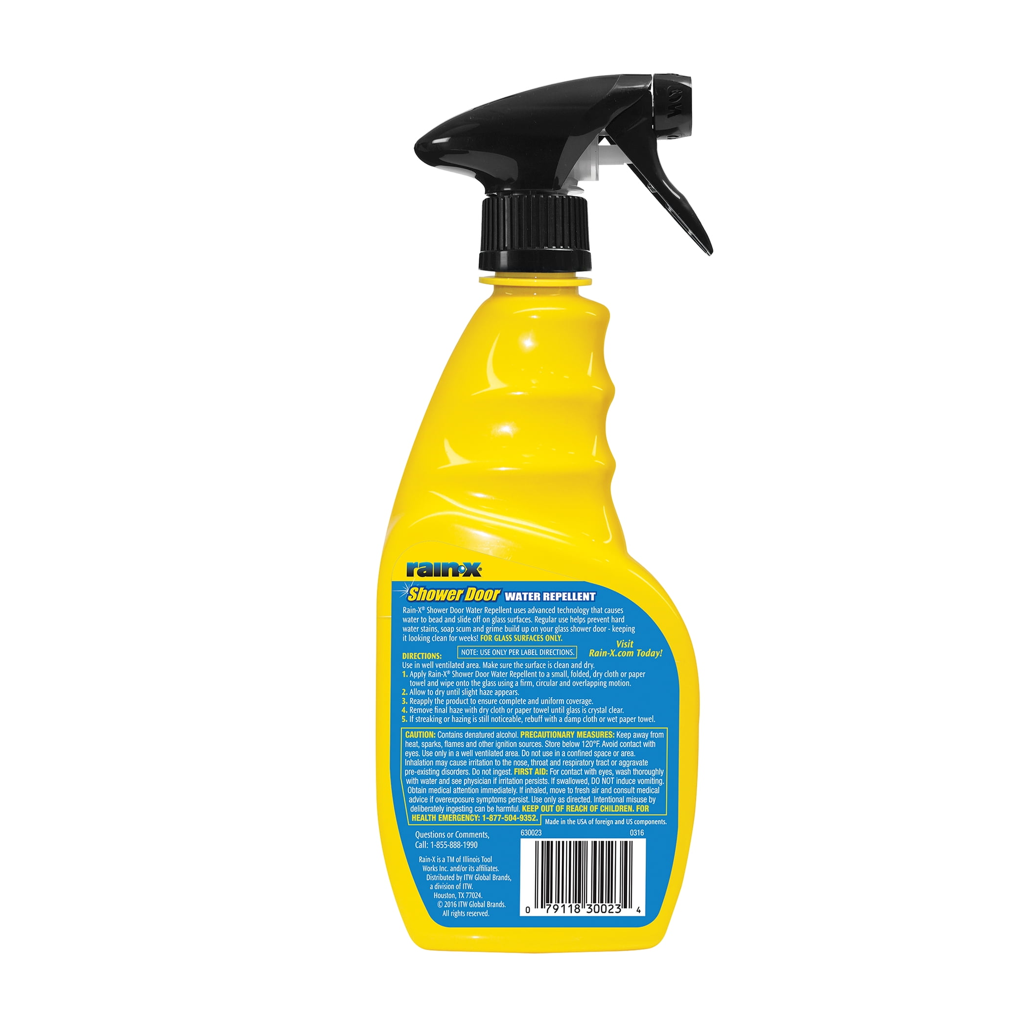 Rain-X Glass Spray Cleaner, Shower Door Water Repellent, Remove
