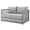 Gray, variant on Modern Contemporary Urban Design Outdoor Patio Balcony Garden Furniture Lounge Loveseat Sofa, Rattan Wicker, Grey Gray