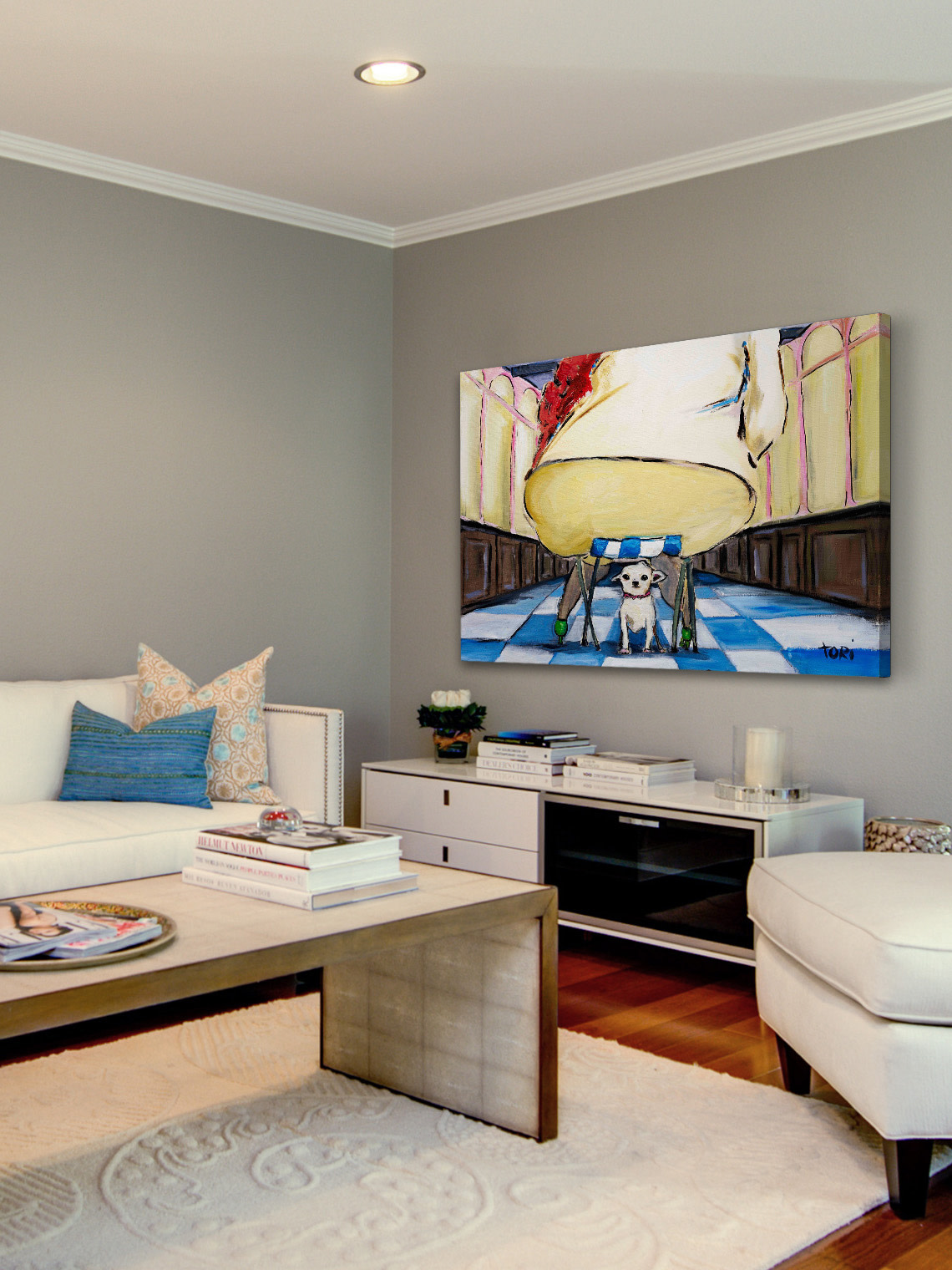 Marmont Hill Precarious by Tori Campisi Canvas Wall Art