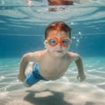 thumbnail image 3 of Dolfino Minnow Swim Goggle for Children, Blue Tint, 3 pack, 3 of 7