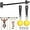 A: 36" Wall Mount Pull Up Bar + 2 Grip Balls, variant on Heavy Duty Welded Pull Up Bar, Versatile Doorway Wall Mount, Joist Mounted, and Ceiling Mounted Chin Up Bars, Thick Metal Sturdy Construction for Full Body Workouts Support 500 lbs