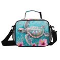 thumbnail image 5 of ALAZA Turtle Lily Flower Lunch Box Insulated Cooler Bag Reusable Tote Bags Shoulder Strap, 5 of 7