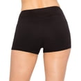 thumbnail image 3 of Pantalones cortos ALWAYS para mujer, entrenamiento, yoga, negros, pequeños, 3 veces pequeños, 3 of 6