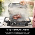 thumbnail image 3 of Restored Ninja Woodfire 3-in-1 Outdoor Grill, Master Grill, BBQ Smoker, & Outdoor Air Fryer with Woodfire Technology, OG700 (Refurbished), 3 of 18