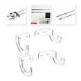 thumbnail image 3 of 2 Paires Support de Batte de Baseball en Acrylique Organisateur Horizontal de Battes de Softball Support de Collection Accessoires Cadeaux Transparent, 3 of 6