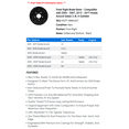 thumbnail image 2 of Front Right Brake Rotor - Compatible with 2003 - 2007, 2013 - 2017 Honda Accord Sedan 2.4L 4-Cylinder - Dynamic Friction, 2 of 2