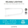 thumbnail image 7 of Luxrite T8 T12 U Bend LED Tube Light 18W=32W 3000K Soft White, 2000 Lumens, G13, 4-Pack, 7 of 7