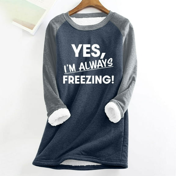 Abomasnow Winter Shirts for Women Cold Weather Fleece Lined T-Shirts Winter Long Sleeve Warm Thermal Blosues S-2XL