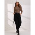thumbnail image 5 of Unique Bargains Women's Zip Front Full Bodysuit Slim Fit Knit Body Shaper Small Brown, 5 of 6