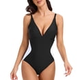 thumbnail image 4 of Bixock Tankini Swimsuits for Women,One Piece Swimsuits for Women,Swimsuits for Women Solid Color Slim Swimsuit Performance Guard Swimwear Swimsuits, 4 of 6