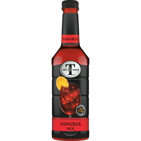 Mr & Mrs T Sangria Cocktail Mix, 1 L Bottle, 6