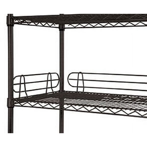 36" Wide Black Wire Shelf Ledge