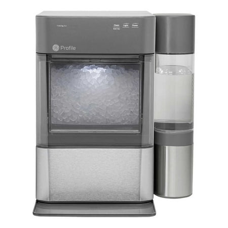 GE Profile Opal 2.0 XL with 1 Gallon Tank, Chewable Crunchable Countertop Nugget Ice Maker, Scoop included, 38 lbs in 24 hours, Pellet Ice Machine with WiFi & Smart Connected, Stainless Steel