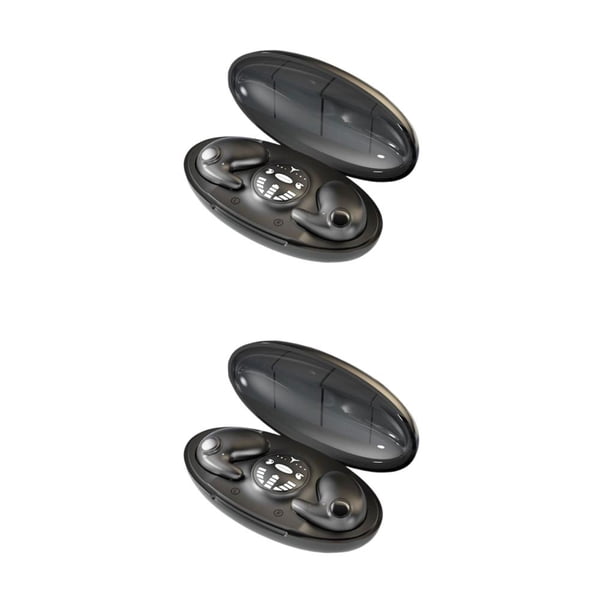 Auricular Inalámbrico Matsuzay Compatible con Bluetooth Cancelación de ruido Ergonómico Recargable Negro 2piezas
