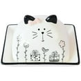 thumbnail image 1 of AAOMASSR  Ceramic Butter Dish Cartoon Butter Holder Butter Dish with Lid Cheese Holder Butter Container, 1 of 6