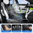 thumbnail image 3 of Coverado Cooling Car Seat Cover, 2 Powerful Turbo Fans Ventilated Seat Cushion for Summer, 3-Speed Temperature Adjustable Universal Fit for Car SUV Truck, Carbon Fiber Gray, 3 of 8