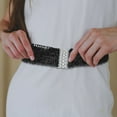 thumbnail image 4 of Greenadscape Cinturón Elástico Negro Con Lentejuelas Para Ancho Y Femenina, 4 of 8
