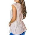 thumbnail image 3 of Enwejyy Womens Summer Basic Tops Lace Solid Crew Neck Sleeveless Loose Pullover Vest Tank Tops, 3 of 3