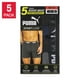 thumbnail image 2 of Calzoncillos tipo bóxer PUMA de microfibra para hombre, paquete de 5, azul, gris y negro, 2 of 6