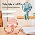 thumbnail image 2 of Mini Handheld Octopus Folding Fan Multi Functional Five In One Portable Fan Silent Home Dormitory Baby Stroller Multiple Scenes, 2 of 9
