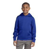 Sport-Tek Youth Sport Wick Fleece Hooded Pullover-S (True Royal)