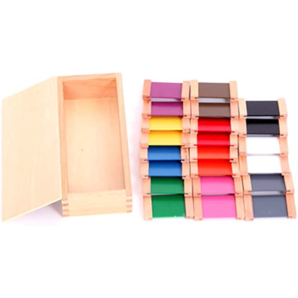 Color Card Wooden Toy, Box Preschool Children Kids Educational