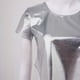 thumbnail image 3 of Gibobby Playera de Manga Corta con Cuello Redondo Camiseta manga corta con cuello redondo y botones sexy para mujer(Plata de plata,G), 3 of 4