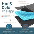 thumbnail image 2 of Reusable Ice Pack for Back Pain Relief | Adjustable Lower Back Pain Wrap for Hot and Cold Therapy | Relief for Lower Lumbar, Sciatic Nerve, Herniated or Degenerative Disc, Coccyx, Tailbone Pain, 2 of 7