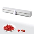 thumbnail image 1 of serony Reusable Food Wrap Cutter Cling Film organizers holder under Cutter Wrap Dispenser film storage rack with Slide Cutter, 1 of 9